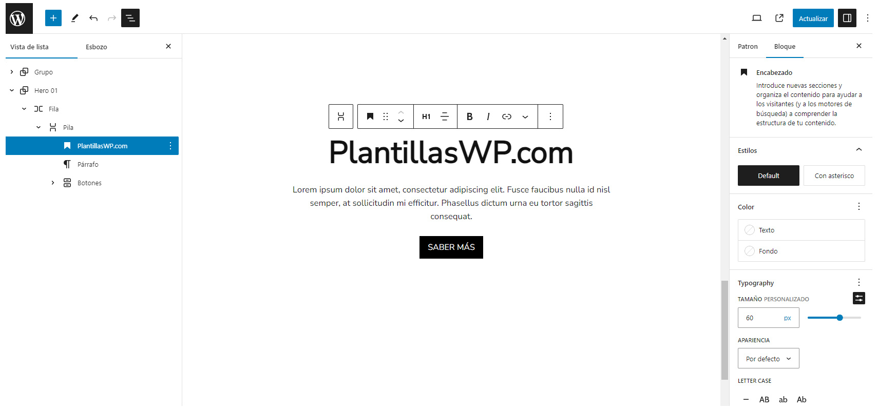 plantillas para wordpress